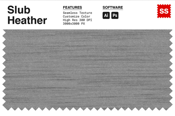 Slub Heather Fabric Texture